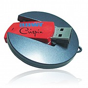 Продам USB Флешка пластиковая, круглая 4Gb (Черный+Красный), ID221 Алматы