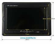 Продам 7” Дюймовый автомобильный монитор с двумя видео входами для кам Алматы