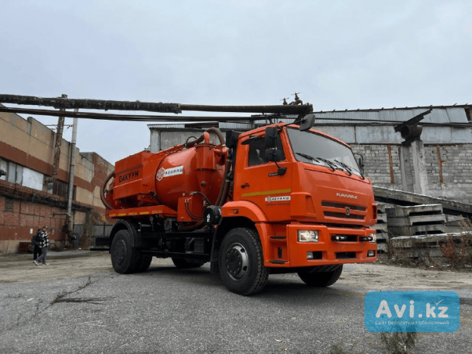 Илосос 9+1м3 на базе Камаз53605 Алматы - изображение 1