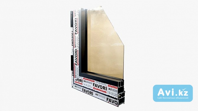 Алюминиевый профиль Favori Ал-fv оконная створка 1803-55-7024 Алматы - изображение 1
