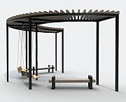 Курилки навесы заборы Астана