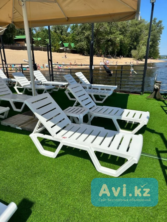 Пластиковые шезлонги оптом от производителя Алматы - изображение 1