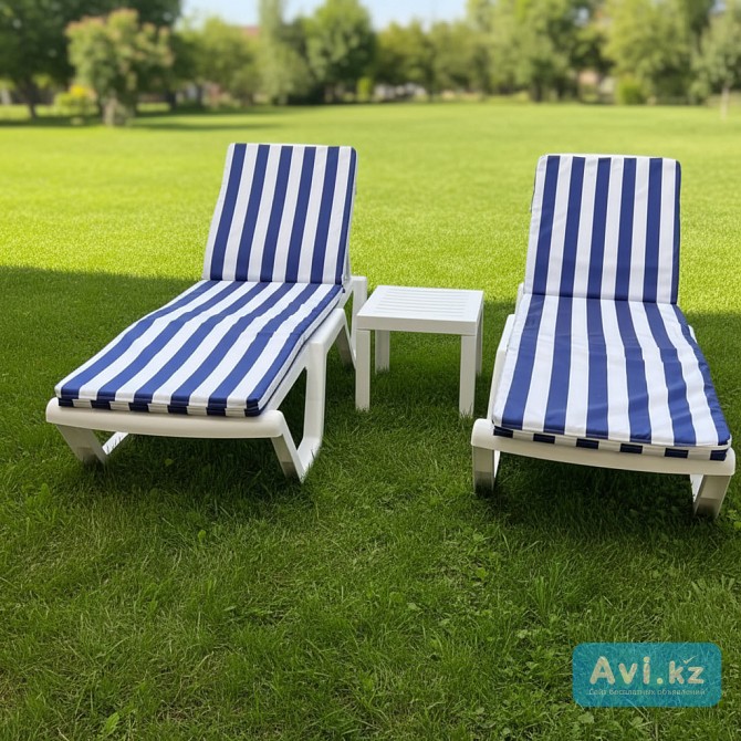 Пляжные лежаки шезлонги оптом от производителя Караганда - изображение 1