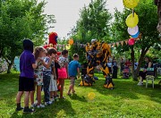 Аниматоры в Алматы, трансформеры Оптимус прайм и Бамблби, шоу, ростовые куклы Алматы