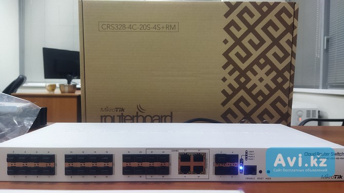 Коммутатор Mikrotik Crs328-4c-20s-4s+rm Алматы - изображение 1