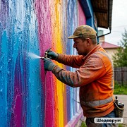 Покраска стен, покрасить потолок, помещений, маляр, покрасить стены Петропавловск