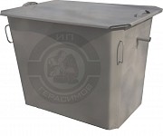 Контейнеры под мусор, баки 1, 1 куб. с крышкой, без колес (ндс 16% в т. ч. ) Алматы