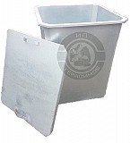 Оцинкованные мусорные контейнеры 750 л (с крышкой, без колес) Алматы
