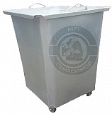 Оцинкованные мусорные контейнеры 750 л (с крышкой на колесах) Алматы