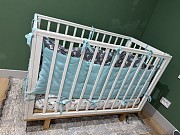 Детская кроватка с матрасом и маятником Актау