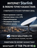 Интернет Starlink для любой локации в Казахстане Алматы