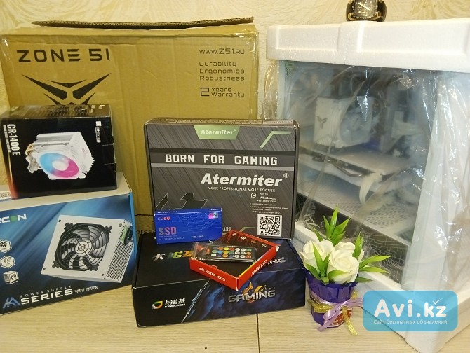 Игровой компьютерный блок/core i7/ddr4 16gb 2666mhz/rx 580 8gb/ssd 512 Темиртау - изображение 1