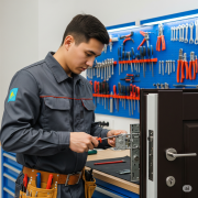 Замена сердцевины замка в Астане. Ремонт и регулировка входной и межкомнатной двери. Плотник Астана