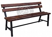 Простая скамейка со спинкой Алматы