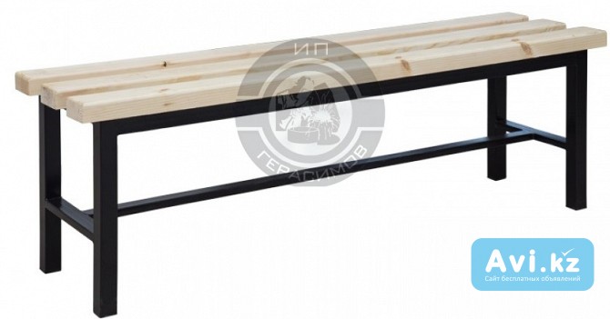Простая скамейка без спинки Алматы - изображение 1