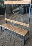Скамейка для гардероба с крючками для одежды L=1, 5 м Алматы