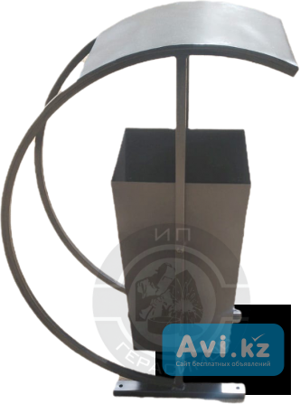 Урна с полукруглым козырьком Алматы - изображение 1