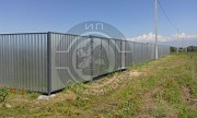 Монтаж заборов из оцинкованного профнастила Алматы