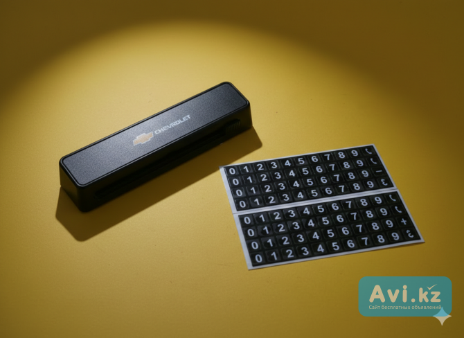 Парковочная авто-табличка с номером телефона Chevrolet | Новая аксессуар для авто Астана - изображение 1