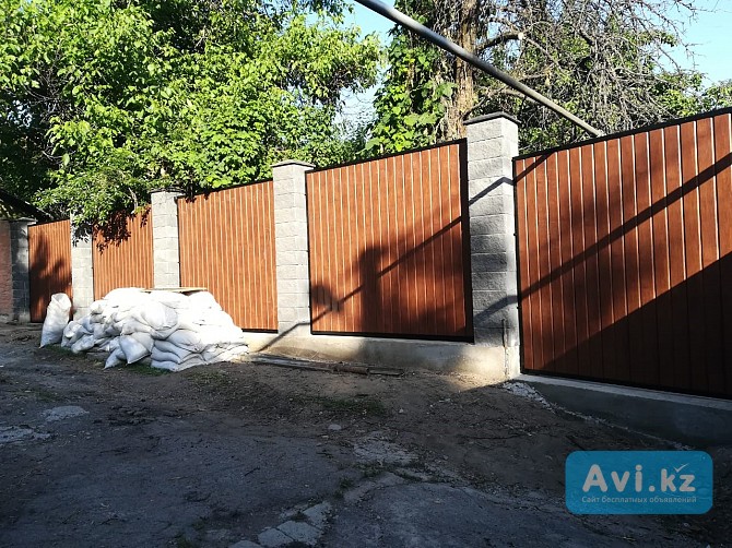 Заборы под ключ: Алматы, Талдыкорган, Конаев. Гарантия Алматы - изображение 1
