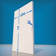 Пенопласт от завода в Алматы М25, от 19500 тенге за м3 Алматы