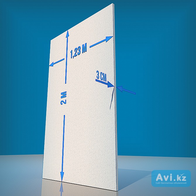 Пенопласт от завода в Алматы М25, от 19500 тенге за м3 Алматы - изображение 1