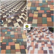 Ландхаус прессованная брусчатка Алматы-плитка тротуарная доставка из г.Алматы