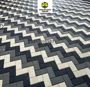 Кирпичик брусчатка вибропрессованная-плитка тротуарная доставка из г.Алматы