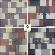 Прессованная брусчатка Кирпич-тротуарная плитка доставка из г.Алматы