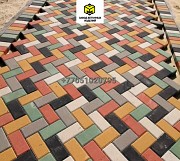 Прессованная брусчатка Кирпич-тротуарная плитка доставка из г.Алматы