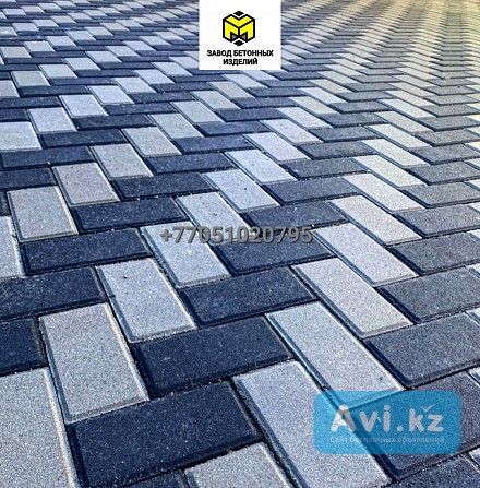 Брусчатка 10/20 вибропрессованная в Алматы-плитка тротуарная Алматы - изображение 1