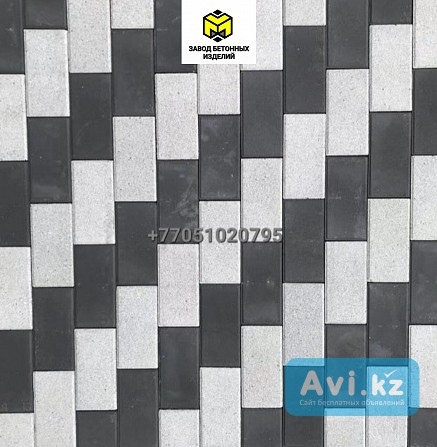 Вибропрессованная брусчатка Алматы-плитка тротуарная Алматы Алматы - изображение 1