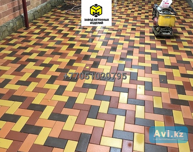 Прессованная брусчатка в Алматы- Плитка тротуарная Алматы - изображение 1