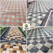 Брусчатка Алматы вибропрессованная-тротуарная плитка доставка из г.Алматы