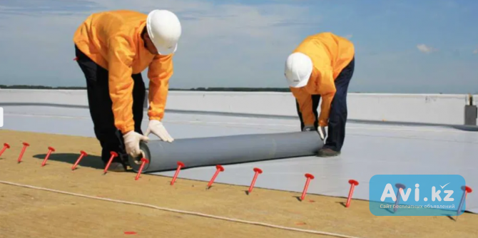 Продам армированная полимерная пвх мембрана для гидроизоляции кровли Алматы - изображение 1