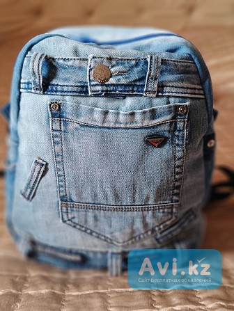 Рюкзак джинсовый Актау - изображение 1