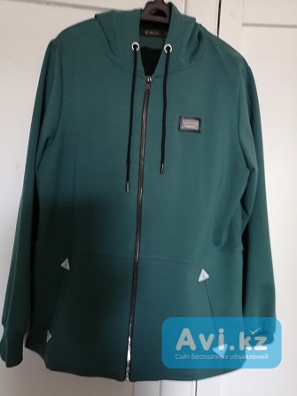 Новый спортивный костюм с капюшоном и прямымы чёрными брюками Павлодар - изображение 1