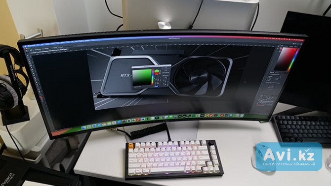 Dell Ultrasharp 34 Curved Thunderbolt Hub Monitor Астана - изображение 1