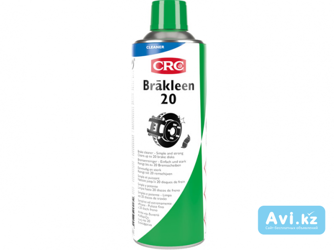 Очиститель и обезжириватель Crc Brakleen 20, 500 ML Астана - изображение 1