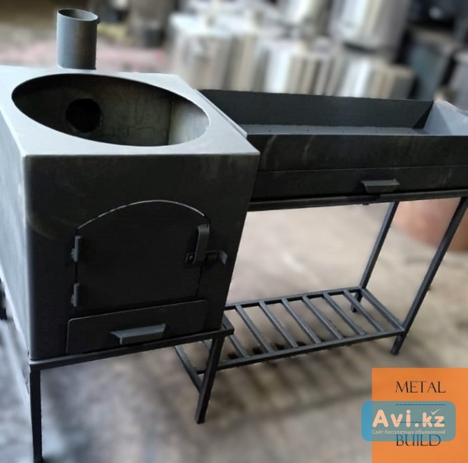 Мангалы с печью под ключ: Алматы, Талдыкорган, Конаев. Гарантия Алматы - изображение 1