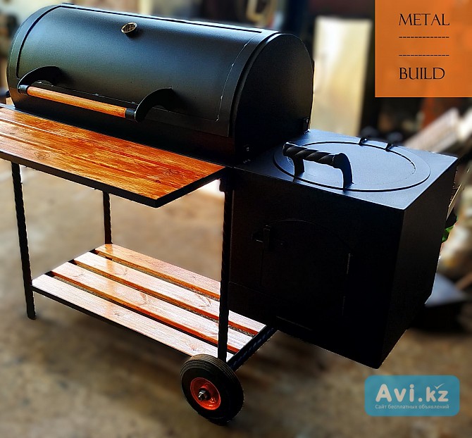 Смокеры (барбекю-коптильни) под ключ: Алматы, Талдыкорган, Конаев. Гарантия Алматы - изображение 1