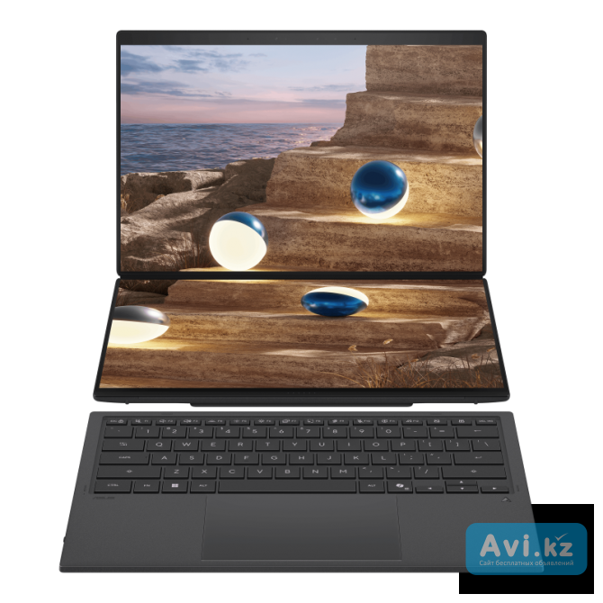 Ноутбук Новинка с двумя экранами Asus Zenbook Duo 2026 (ux8407) X7 358h / 1tb, X9 388h / 2tb Астана - изображение 1
