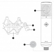 Микрофон настольный Melo+-s1 Luucco премиум качества доставка из г.Алматы