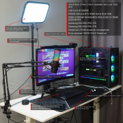 Топовый игровой / стримерский Пк: Rtx 4080, i9 + полный сетап Алматы