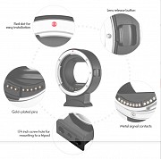 Адаптер переходник для Canon камер и объективов Mount Adapter Ef-eos R новый доставка из г.Алматы