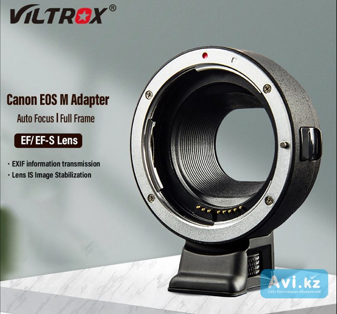 Адаптер переходник для Canon камер и объективов Mount Adapter Ef-eos R новый Алматы - изображение 1