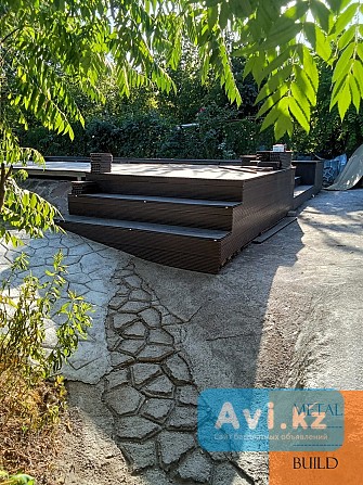 Обшивка террасной доской, декинг под ключ: Алматы, Конаев. Гарантия Алматы - изображение 1