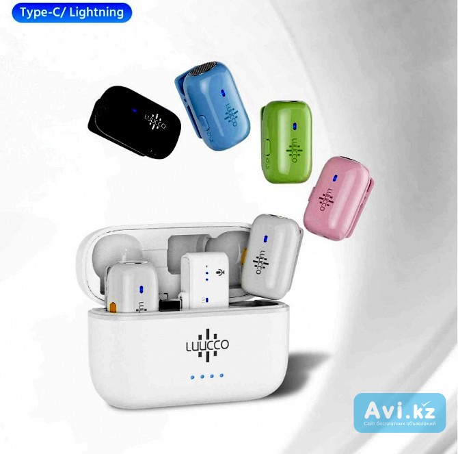 Петлички беспроводные микрофоны новый оригинал Luucco Minipods Алматы - изображение 1
