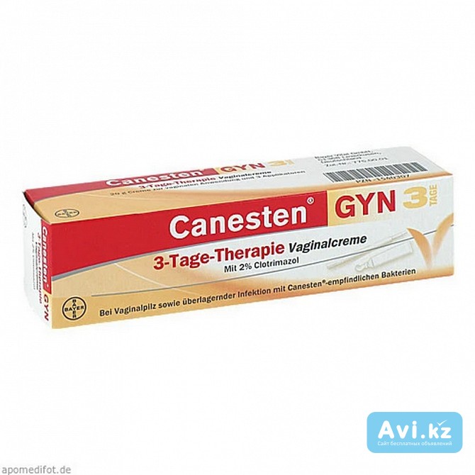 Canesten Gyn 3 20 г – 3-дневное лечение грибковой инфекции Алматы - изображение 1