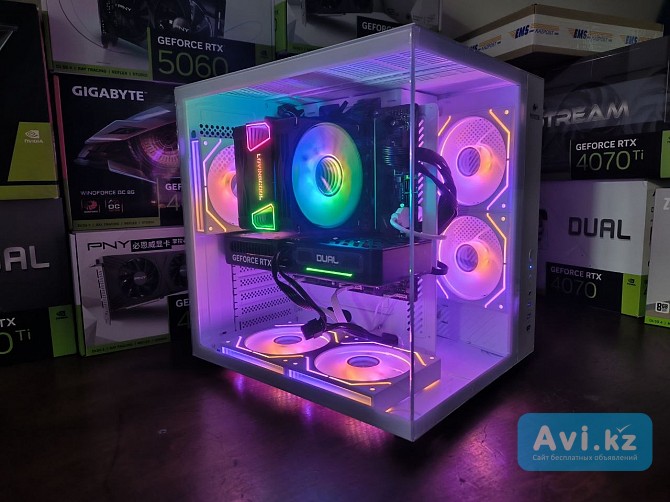 Мощный Пкcore i7-12700f, Palit Dual Rtx5060 8gb, Nvme M.2 500gb+1tb Hdd Алматы - изображение 1